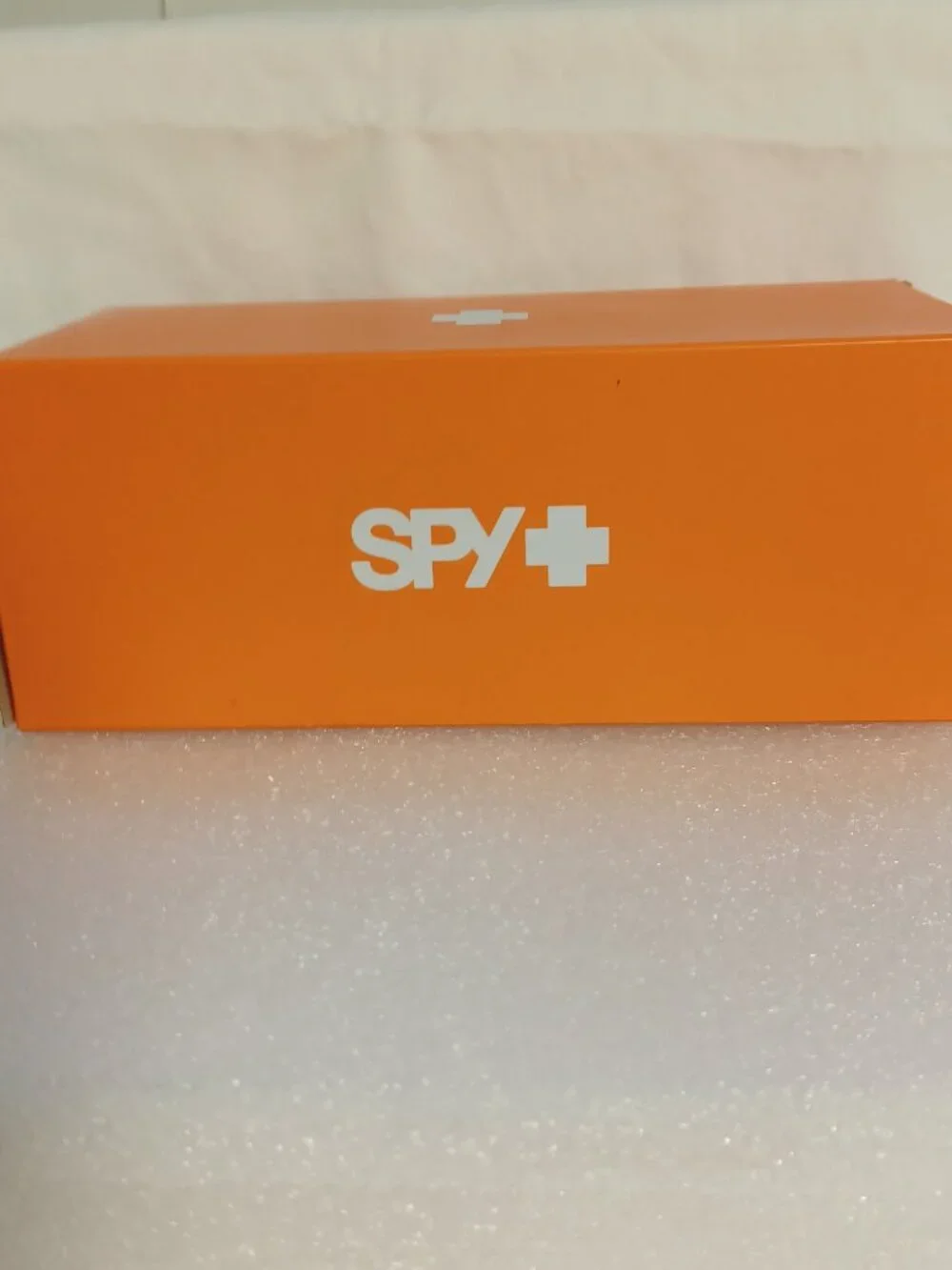 SPY Flynn 5050 Polarized Sunglasses Matte Black Happy Boost Orange Mirror New
